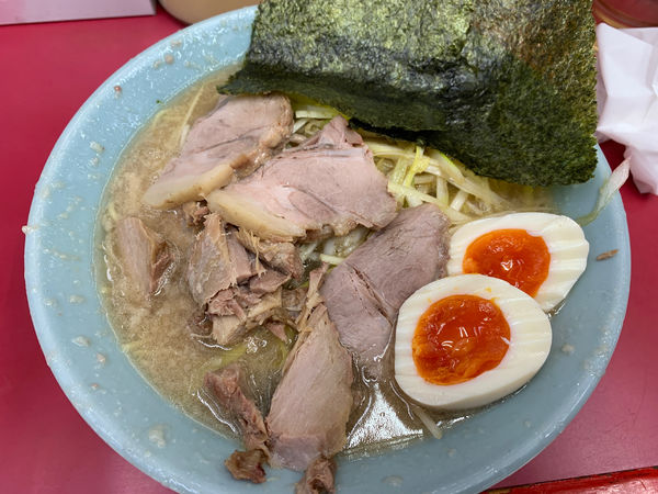 「ネギチャーシューラーメン味付きたまご」@ラーメンショップ 牛久結束店の写真