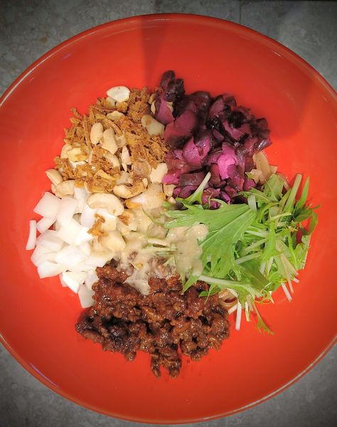 「『汁なし担担麺』980円」@KOBE ENISHI担担麺 エニシスタンドの写真