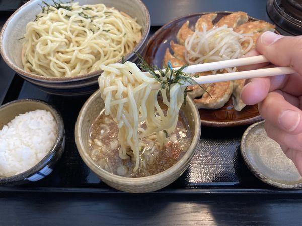 「つけ麺餃子セット ￥1,050」@五味八珍 メイワン店の写真