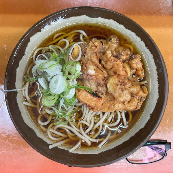 「いかげそ天そば」@六文そば 須田町店の写真