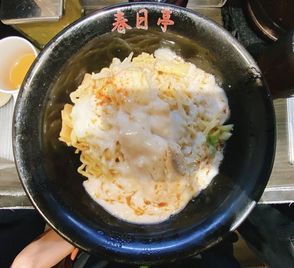 「鳥豚油そば:910円」@油そば専門店 春日亭 五反田店の写真