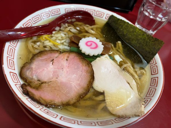 「あっさり中華そば（塩）＋半チャーハン」@亀有中華そば 水しまの写真