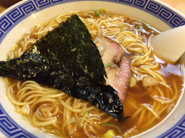 「魚介系らーめん」@中華そば おかめの写真