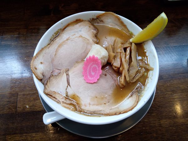 「秋刀魚煮干し蕎麦チャーシュー2枚トッピング」@秋刀魚煮干し蕎麦 高倉の写真