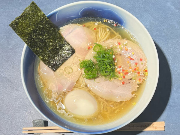 「塩RAMEN+味玉」@うずとかみなりの写真