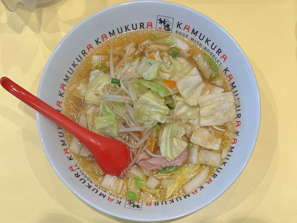 「野菜いっぱいラーメン」@どうとんぼり神座 渋谷店の写真