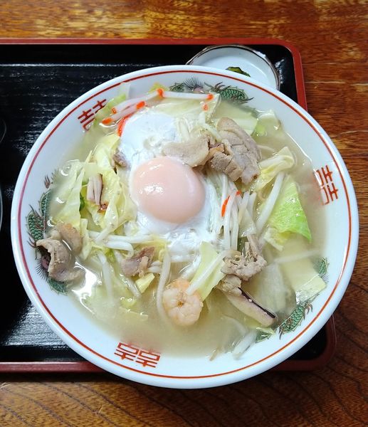 「並ちゃんぽん玉子入り 800円」@ばってんの写真