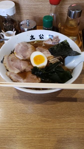 「醤油ラーメン780円豚増し300円太公望さん初訪問です😅」@太公望の写真
