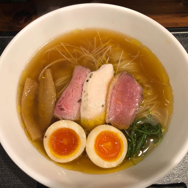 「醤油らぁめん」@麺家 半蔵の写真