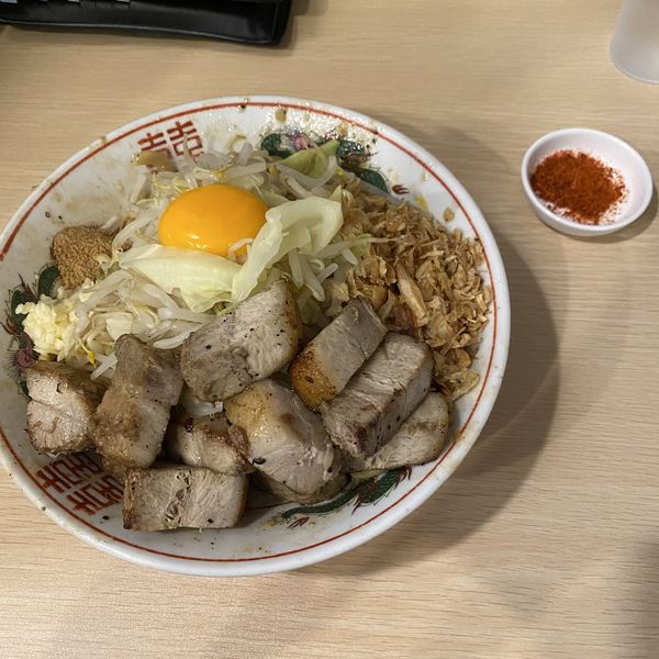 「汁なし　肉増し　950円」@自家製麺 まさきの写真