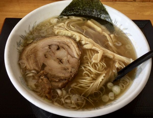 「ラーメン(700¥)」@地鶏ラーメン 赤大屋の写真