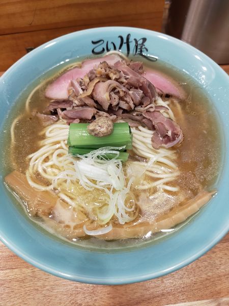 「シャモ中華そば」@仙臺自家製麺こいけ屋分店 綠栽の写真