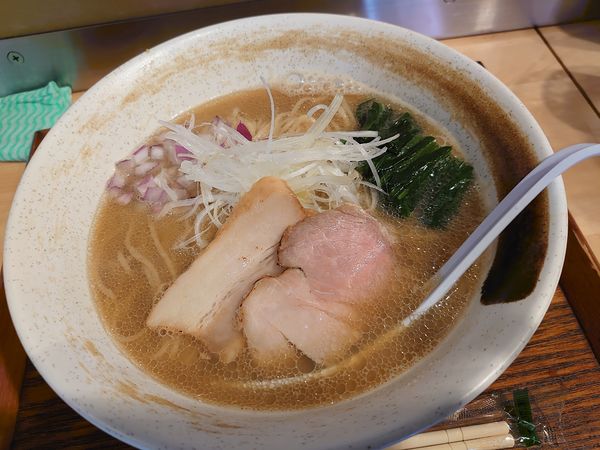 「追い貝出汁らぁ麺」@貝出汁らぁ麺 みぎわの写真