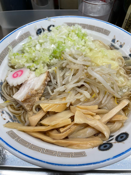 「油そば ワンタン」@中華そば みたかの写真