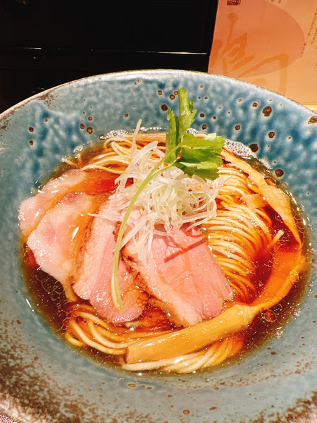 「鴨清湯煮干し」@鴨中華そば 楓の写真