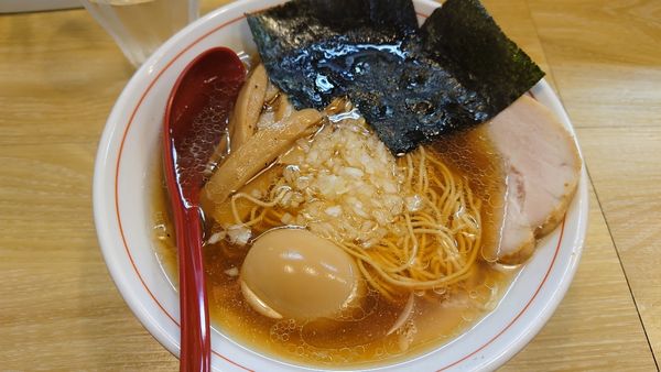 「味玉中華そば＋和え玉」@つけ麺 うまづらの写真