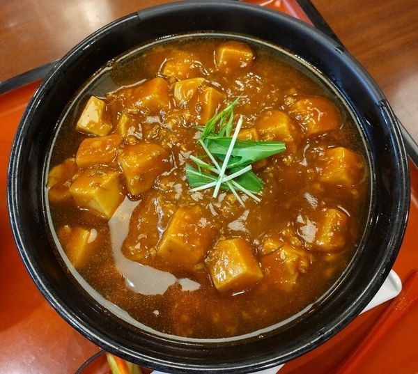 「マーボー麺640円」@和風レストラン まるまつ 南陽店の写真