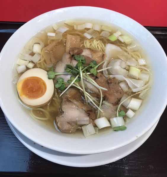 「とりそば ¥950」@鳥藤とりそばスタンド グランスタ東京店の写真