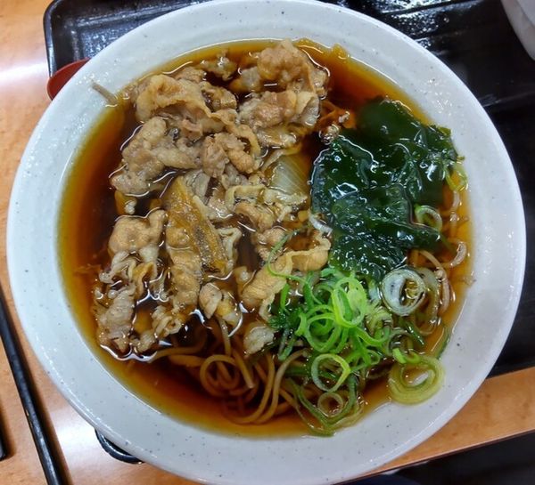 「肉だくそば602円」@吉野家 山形西バイパス店の写真