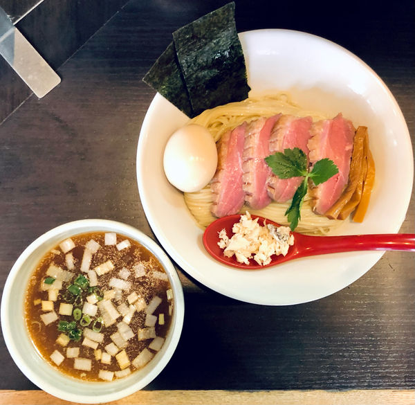 「★＜恒例月1限定＞特製 真鯛と鴨出汁醤油つけ蕎麦🍜¥1,400」@麺処 夏海の写真