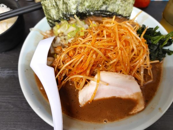 「黒胡椒ラーメン」@壱七家 本厚木店の写真