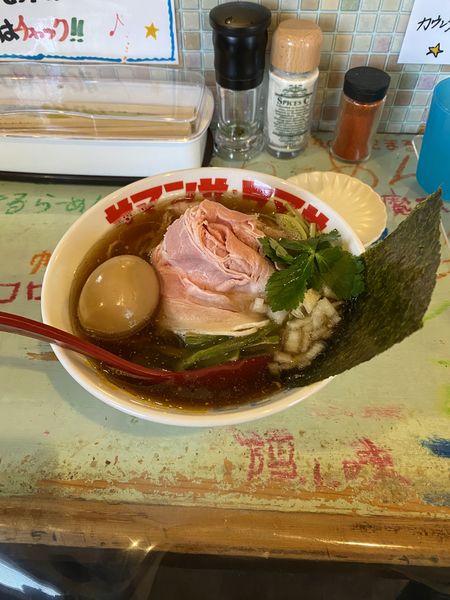 「特製魚貝煮干し中華そば」@ハイデン.コッコFACTORYサマンサ・タマサの写真