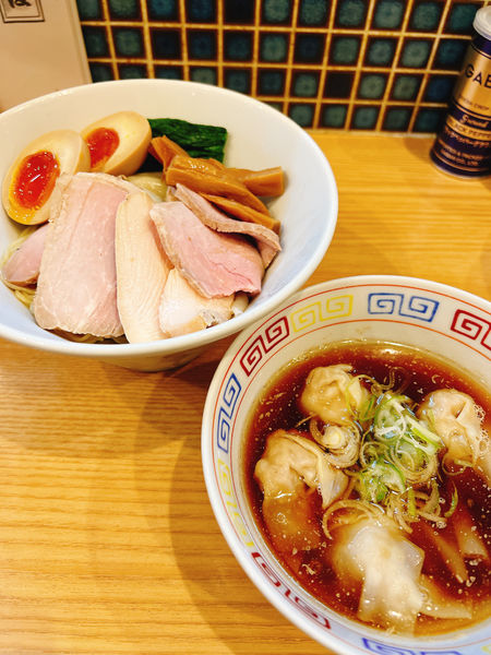 「特製つけ麺」@ほっこり中華そば もつけの写真