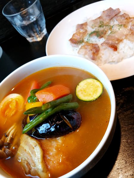 「チキン、ポーク野菜」@CURRY YA!CONGの写真