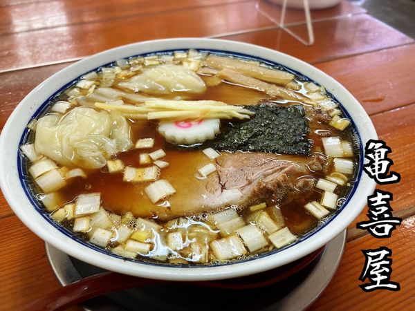 「ワンタン麺￥780」@中華そば 亀喜屋の写真