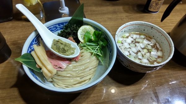「かきつけそば　1000円」@寿製麺よしかわ 川越店の写真