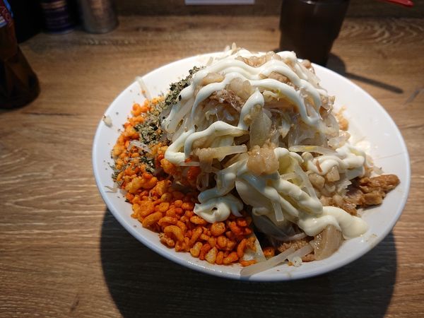 「Green day ニンニク アブラ からたま マヨネーズ」@麺屋 浜一の写真