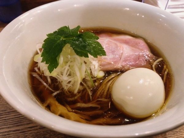 「味玉中華そば」@中華そば 麺壁九年 本店の写真