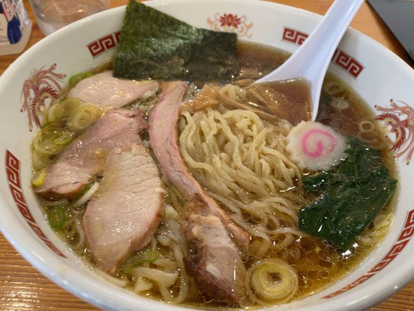 「中華そば大盛り」@白河手打中華 賀乃屋の写真