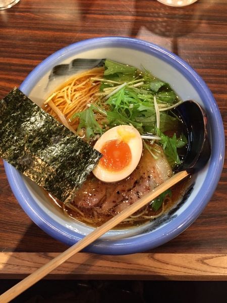 「柚子醤油ラーメン」@AFURI 恵比寿の写真