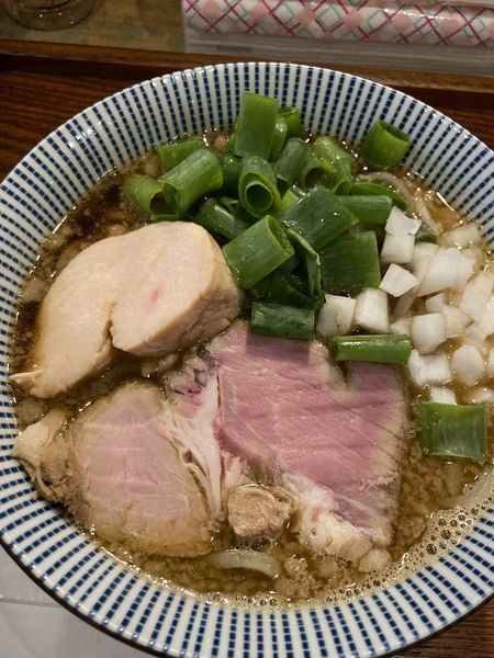 「煮干ラーメン¥800」@ふく流らーめん 轍 本町本店の写真