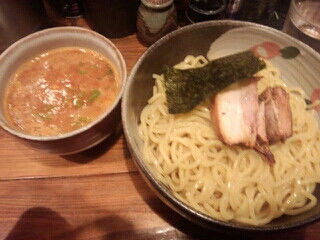 「辛つけめん」@つけ麺 椿の写真