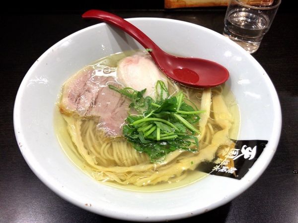 「鶏塩採麺」@超純水採麺 天国屋の写真