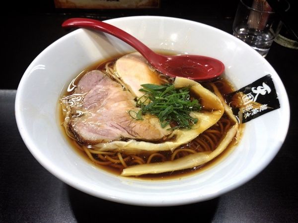 「鶏醤油採麺」@超純水採麺 天国屋の写真