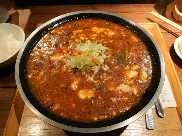 「全とろ麻婆麺」@新潟 三宝亭東京ラボ 中目黒店の写真