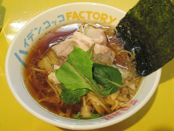 「刹那い中華そば（800円）」@ハイデン.コッコFACTORY 刹那の写真