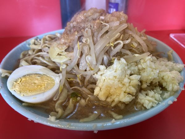 「富士丸ラーメン（ﾆﾝﾆｸ）＋ブタカスアブラ」@ラーメン富士丸 東浦和店の写真