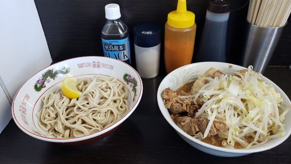 「つけ麺(850円＋100円)豚増し200円」@ラーメン二郎 川越店の写真