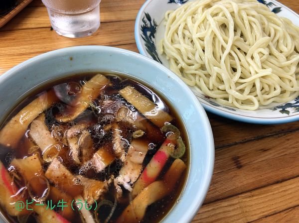 「つけそば並(750円)、タレ大(＋100円)」@丸長 坂戸店の写真