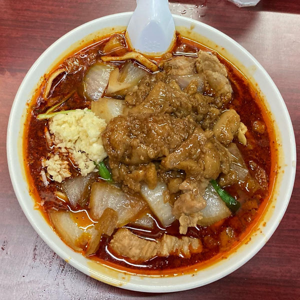 「辛いスタ満ソバ」@元祖スタミナ満点らーめん すず鬼の写真