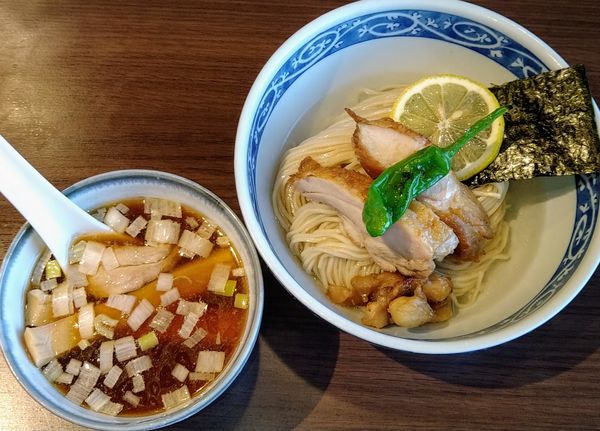 「【限定】鶏の昆布水つけそば ￥990」@寿製麺よしかわ 坂戸店の写真