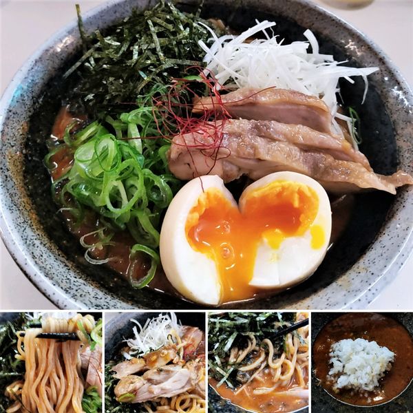 「スパイシーポタージュカレー麺 1000円」@ニコニコまぜ麺&カレーの写真