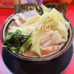 チャーシューメン、キャベツ