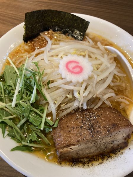 「白醤油¥900＋海老¥100」@ヤマネコ軒の写真