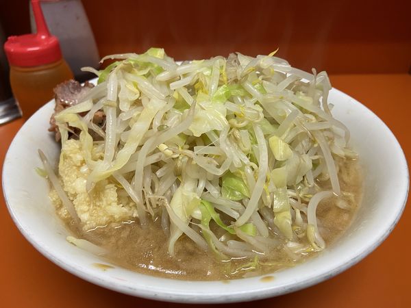 「ラーメン（ﾆﾝﾆｸ）」@ラーメン二郎 相模大野店の写真