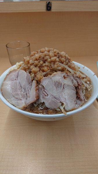 「ラーメン(300g)」@ラーメン荘 おもしろい方へ 池田店の写真